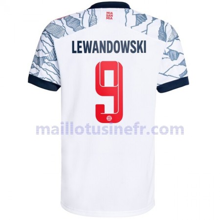 Maillot de Foot FC Bayern Munich Robert Lewandowski 9 Troisième 2021-22